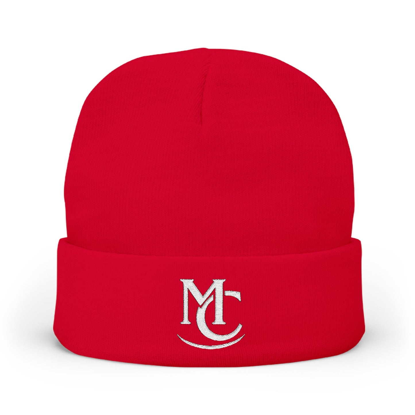 MC Embroidered Knit Beanie