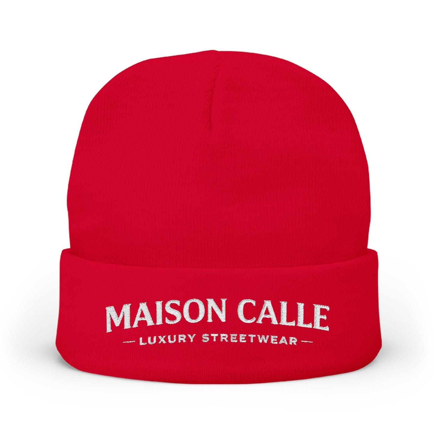 MC Embroidered Knit Beanie