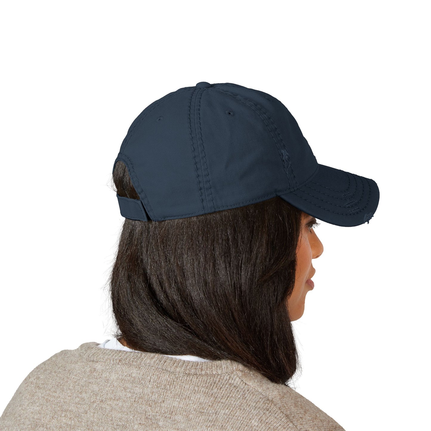 Distressed MC Dad Hat (Embroidery)