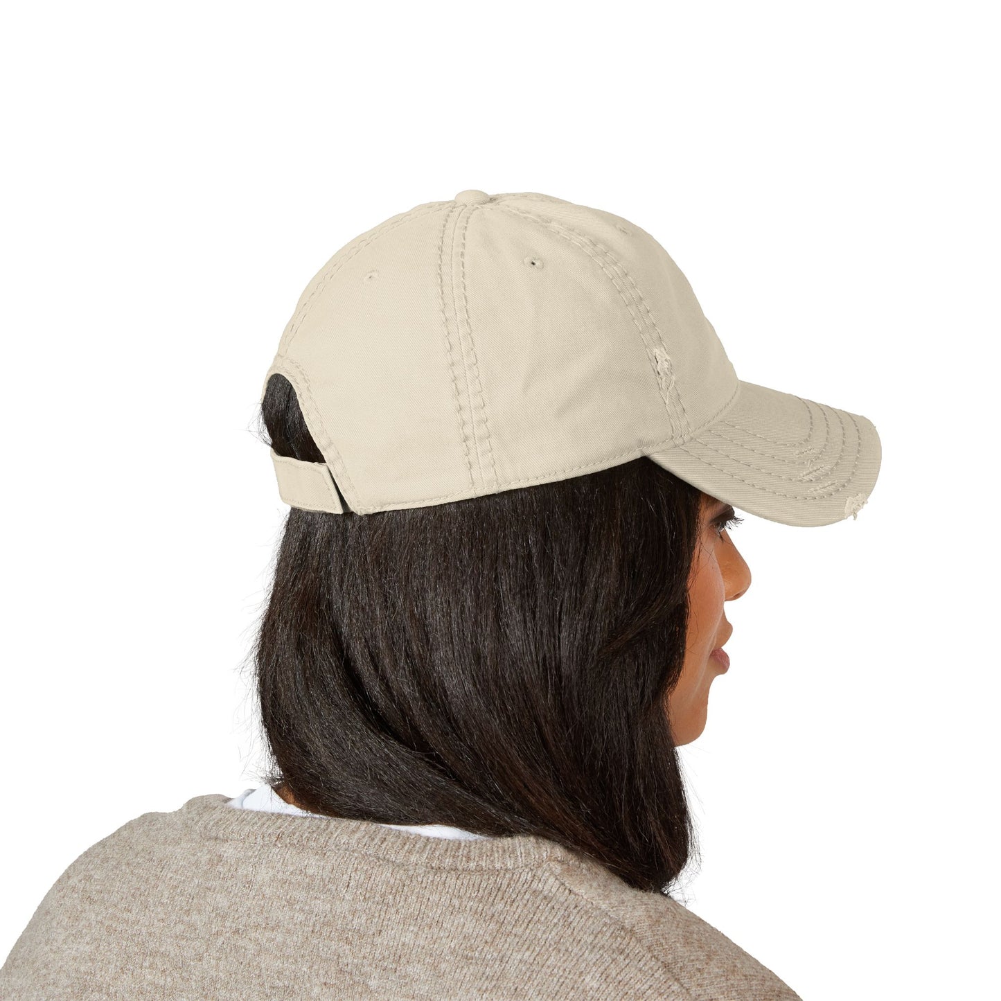 Distressed MC Dad Hat (Embroidery)