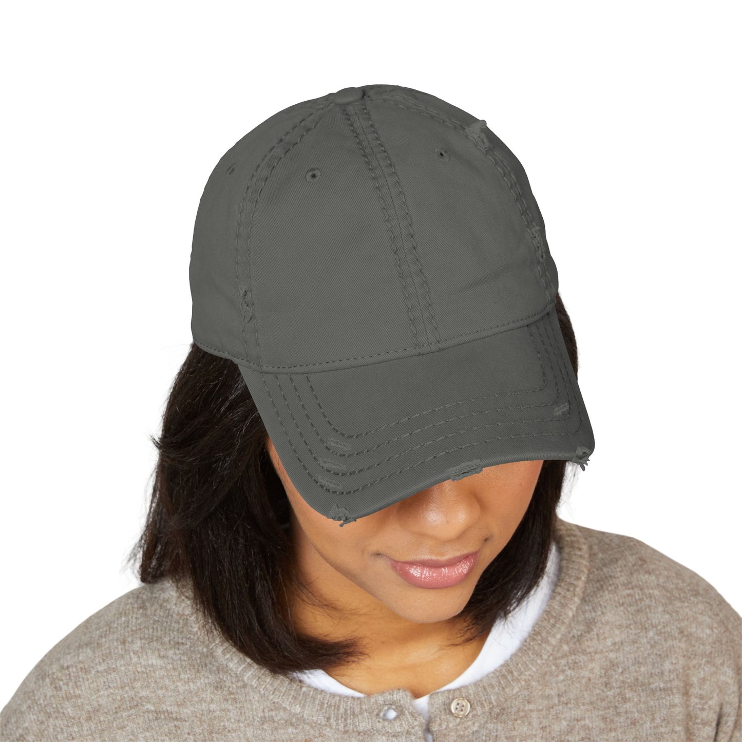 Distressed MC Dad Hat (Embroidery)