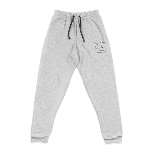 Mens Embroidered MC Joggers | Grey Sweatpants