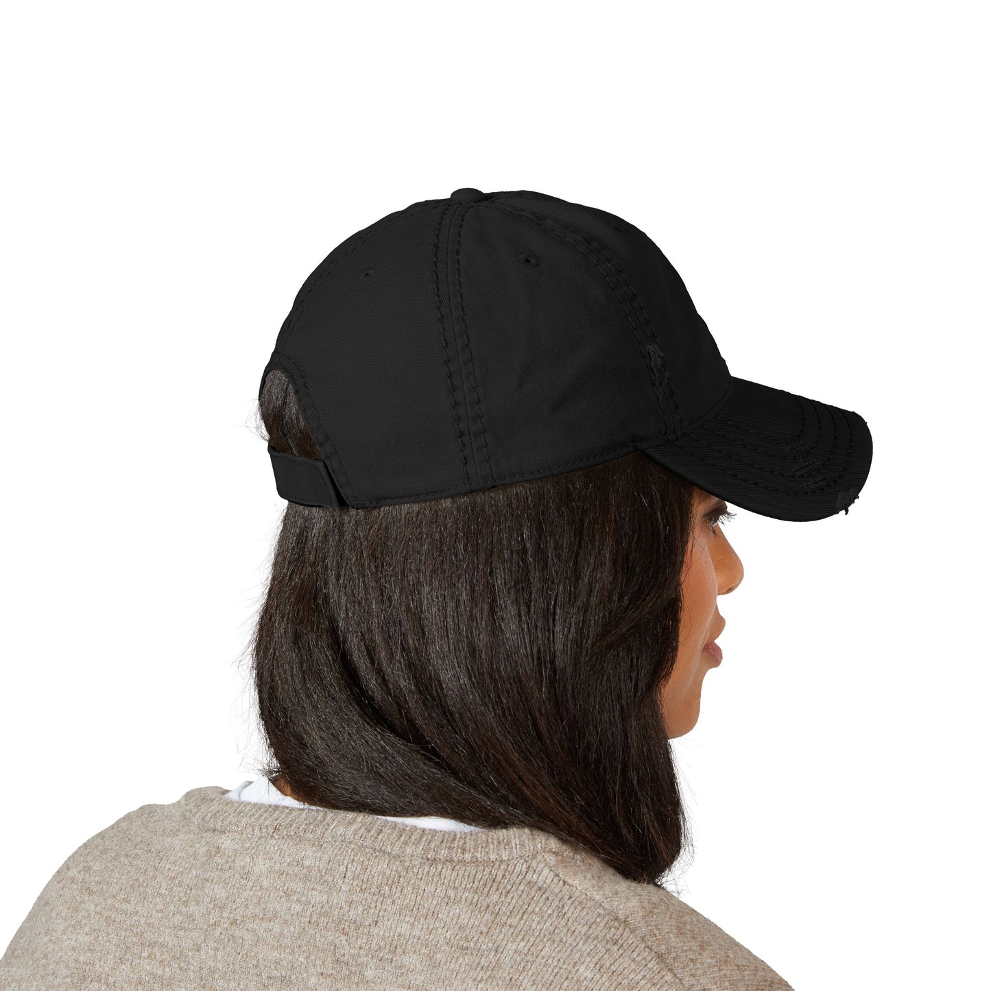 Distressed MC Dad Hat (Embroidery)