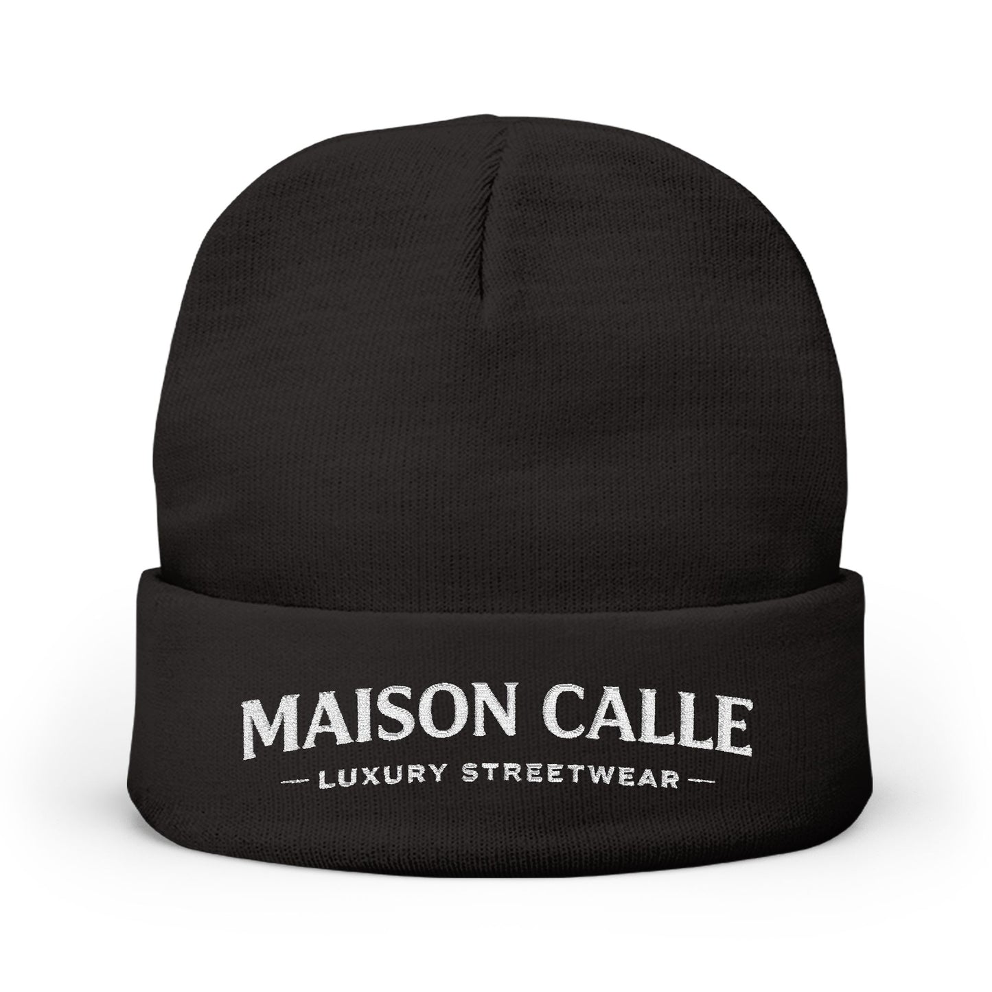 MC Embroidered Knit Beanie