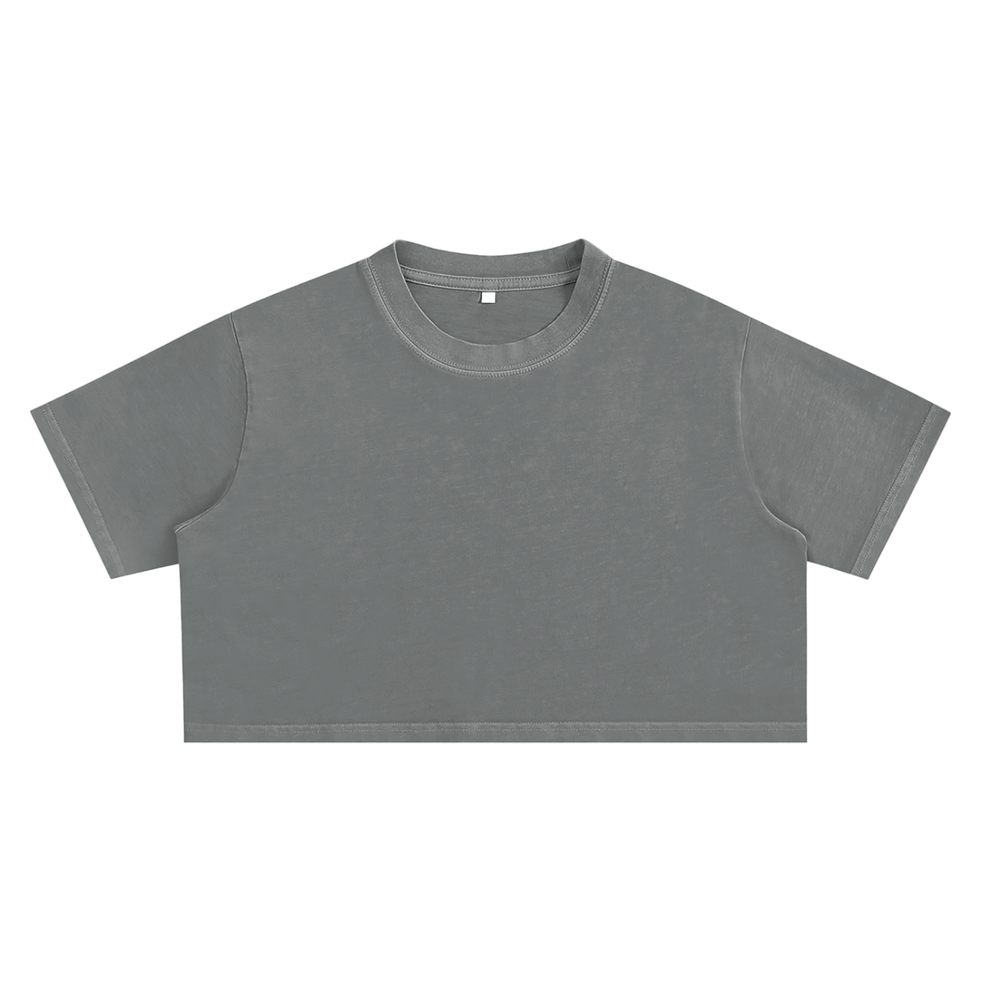 Womens MC Plain Jane Snow Washed Crop Top