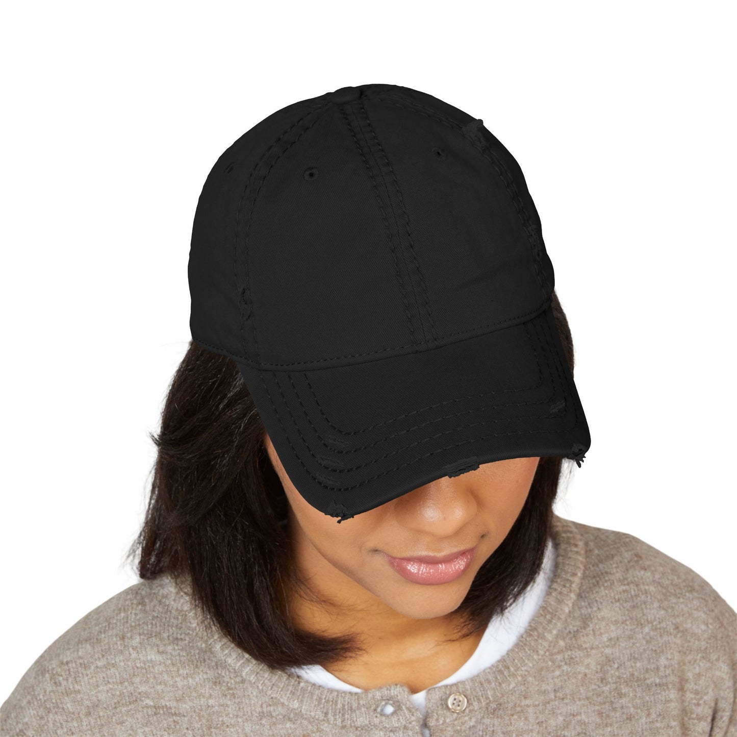 Distressed MC Dad Hat (Embroidery)