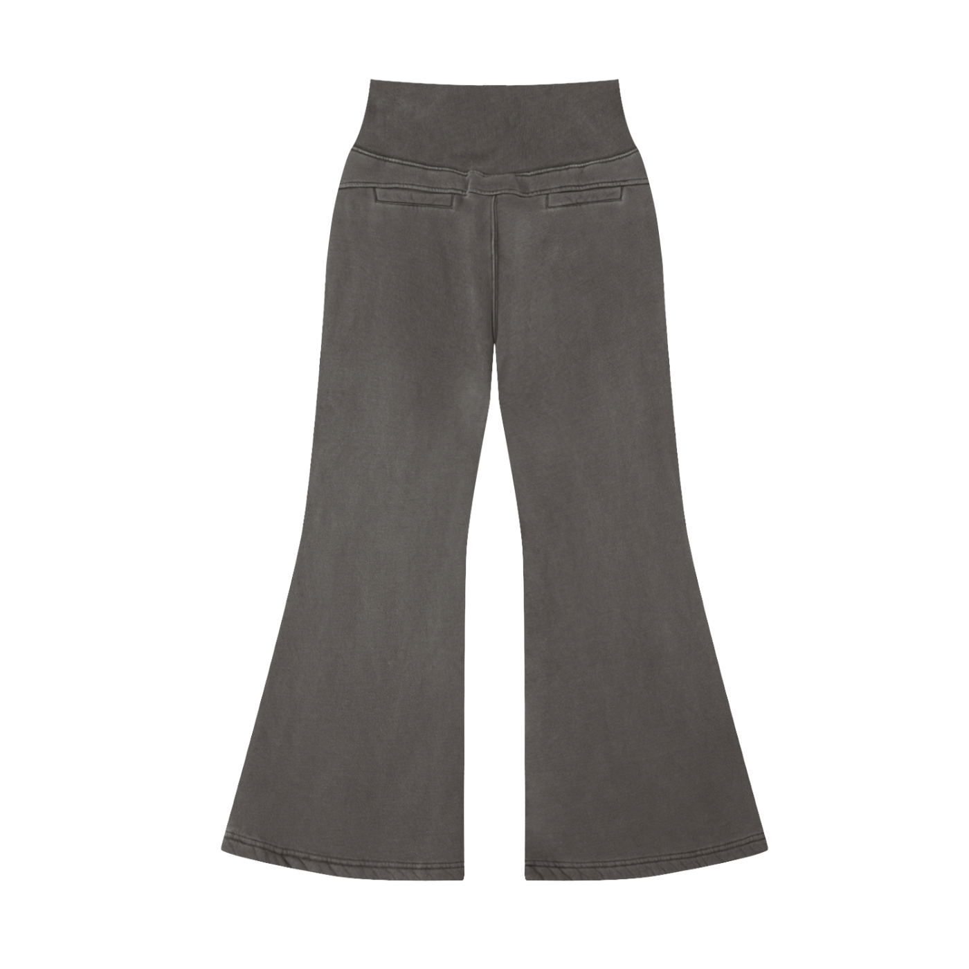 Womens MC Plain Jane Vintage Washed Flared Fleece Pants