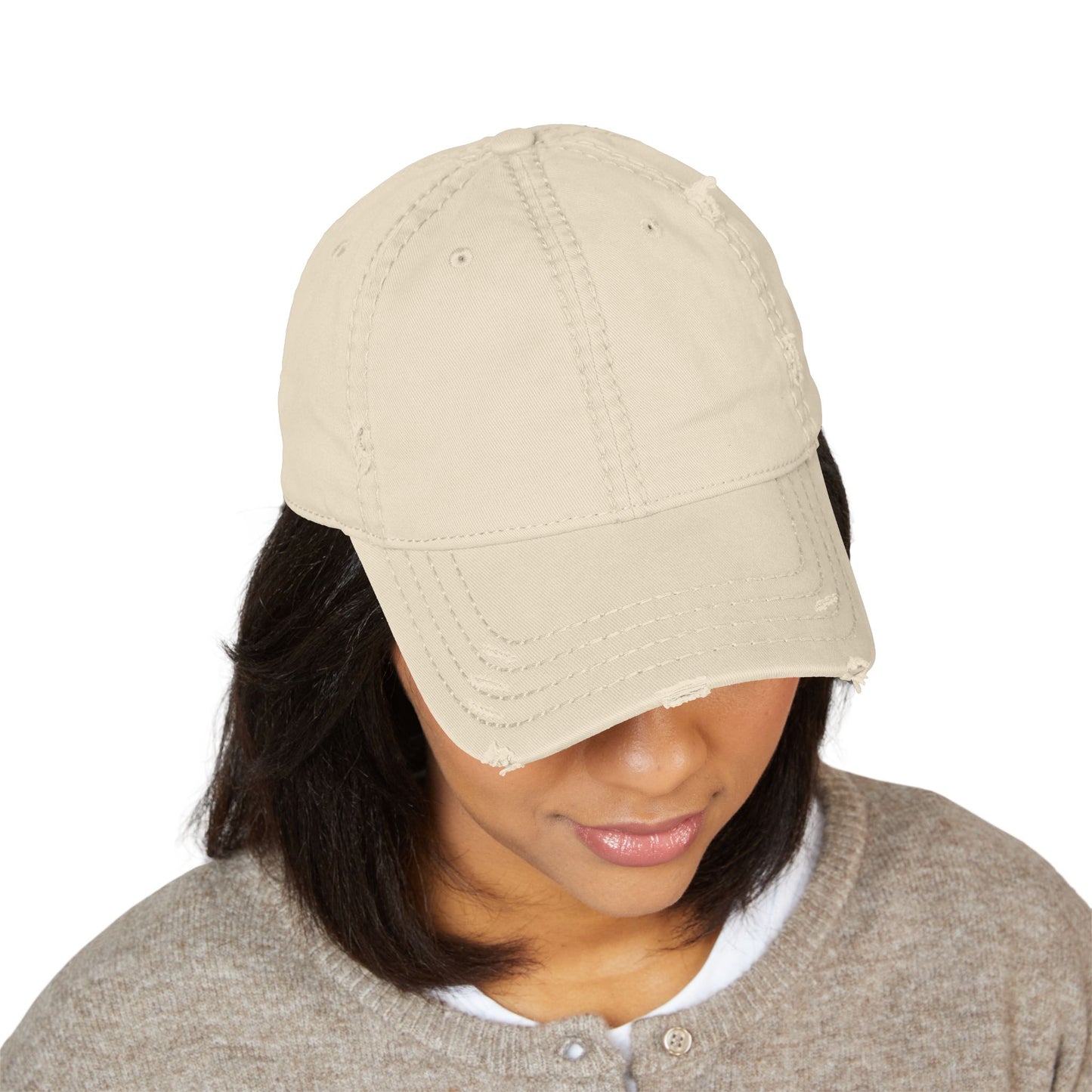 Distressed MC Dad Hat (Embroidery)