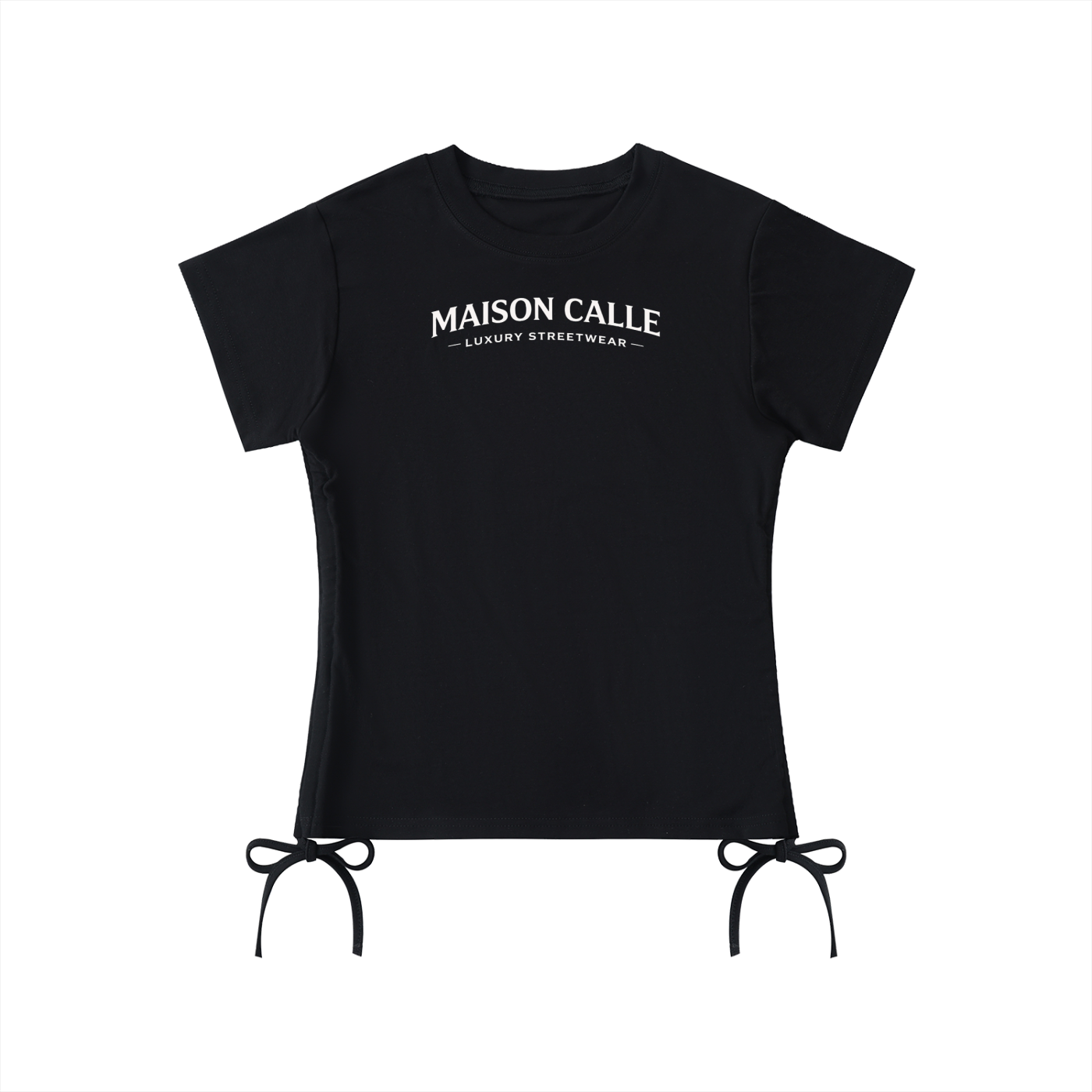 Womens Blk MC Essential Drawstring T-Shirt