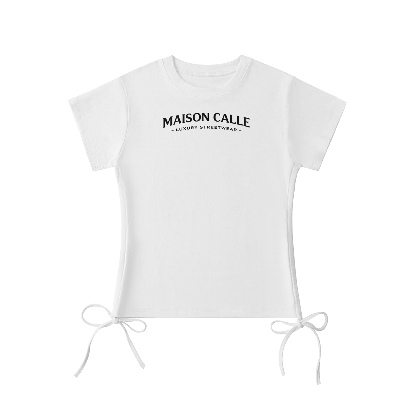 Womens Wht MC Essential Drawstring T-Shirt