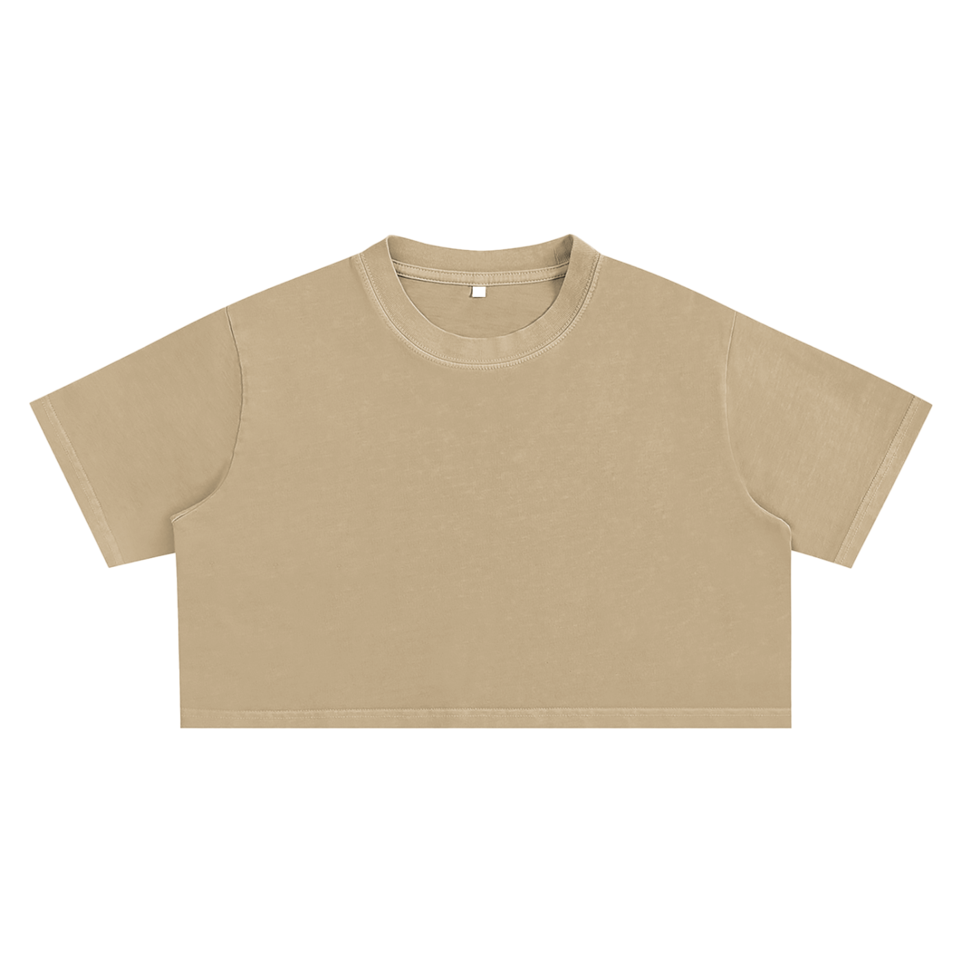 Womens MC Plain Jane Snow Washed Crop Top