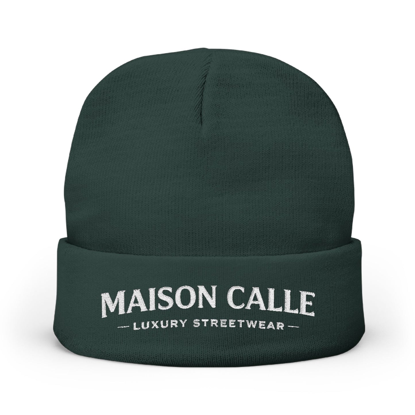 MC Embroidered Knit Beanie