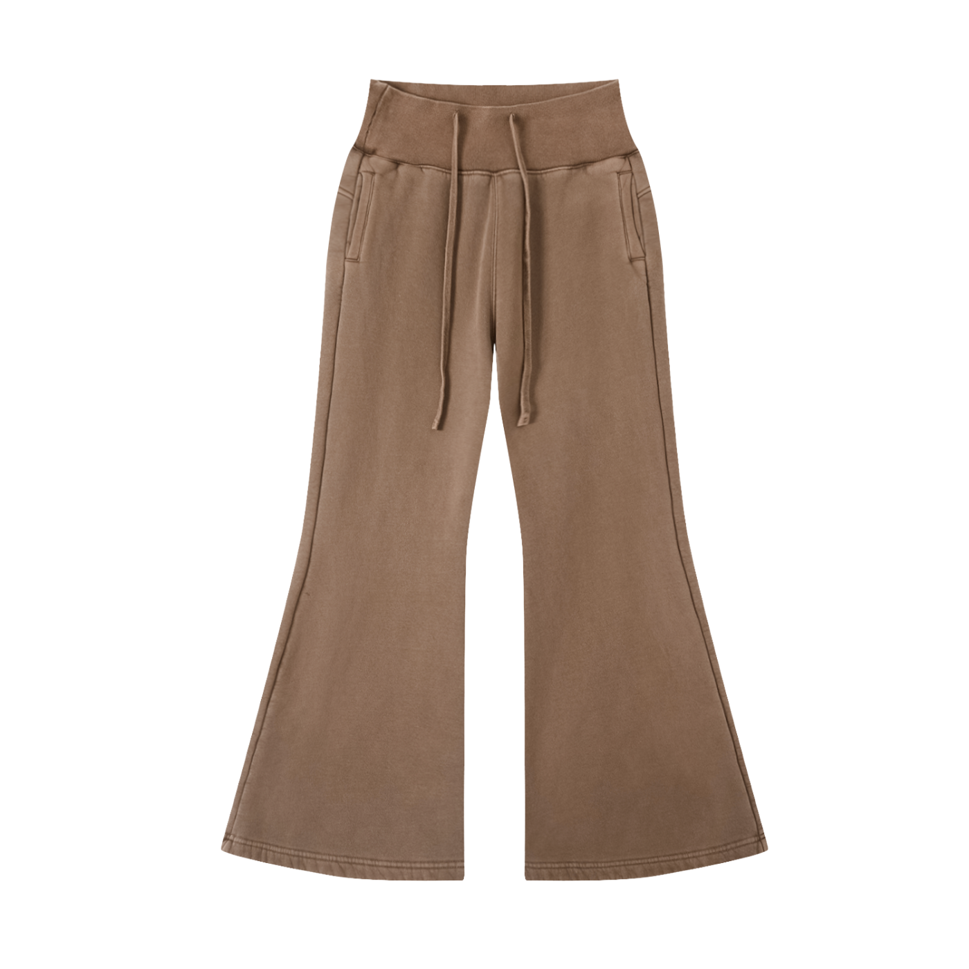 Womens MC Plain Jane Vintage Washed Flared Fleece Pants