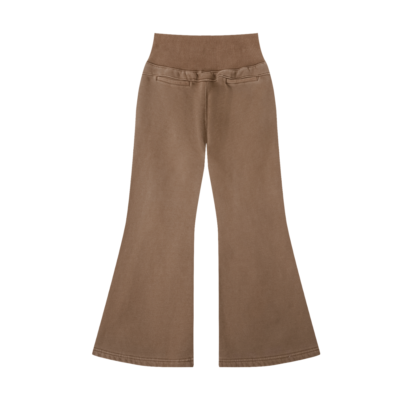 Womens MC Plain Jane Vintage Washed Flared Fleece Pants