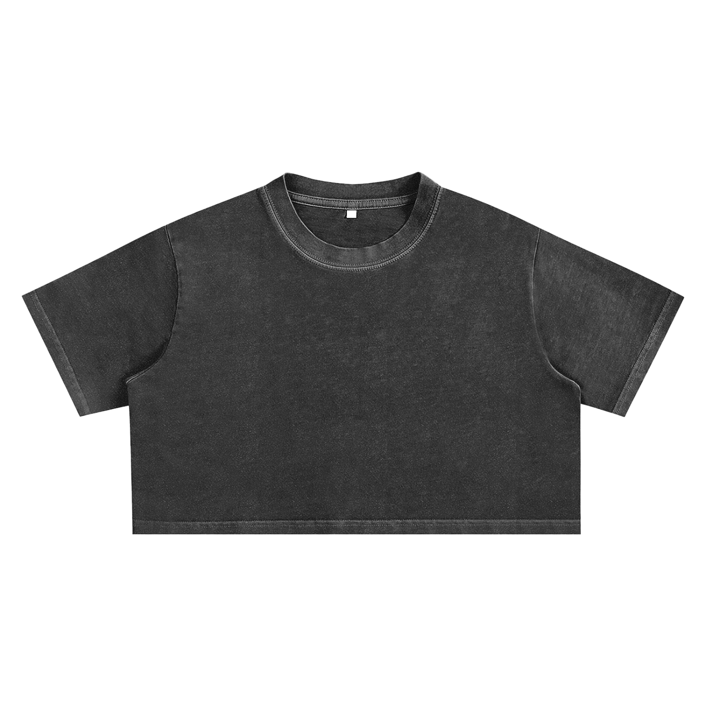 Womens MC Plain Jane Snow Washed Crop Top