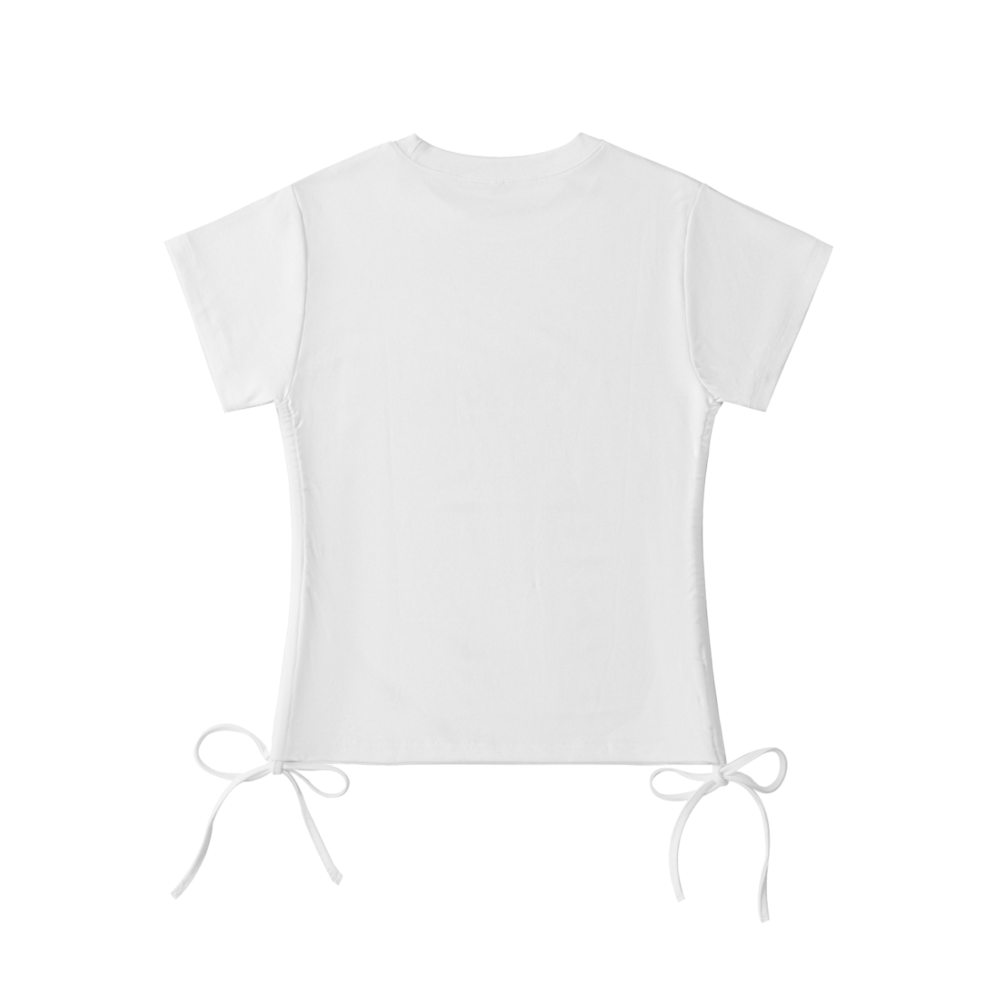 Womens Wht MC Essential Drawstring T-Shirt
